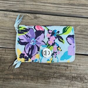 Vera Bradley Multicolor Floral Quilted Clutch